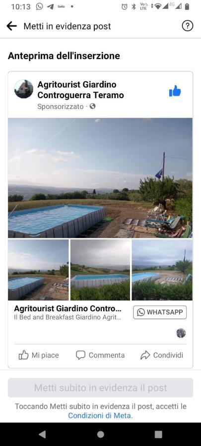 Bed&Breakfast Giardino Agritourist Controguerra Exterior photo